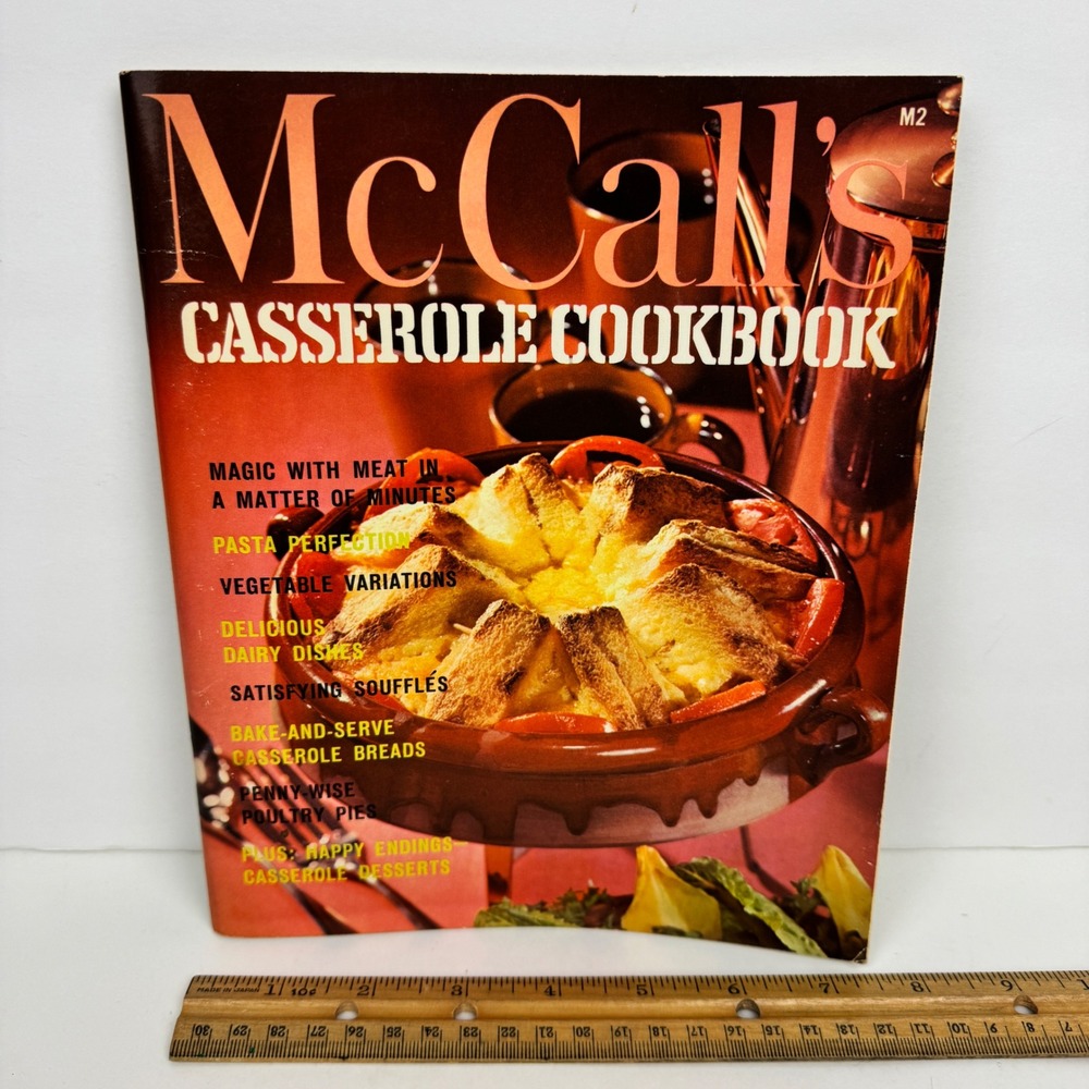 Vtg 60s McCall's Cookbook Collection Replacement Casserole Book 2 M2 Paperback
